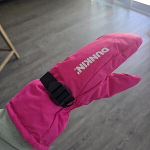 Dunkin Vibrant Pink Iced Coffee Glove Offical Merch